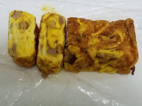 チャーシュー玉子焼き